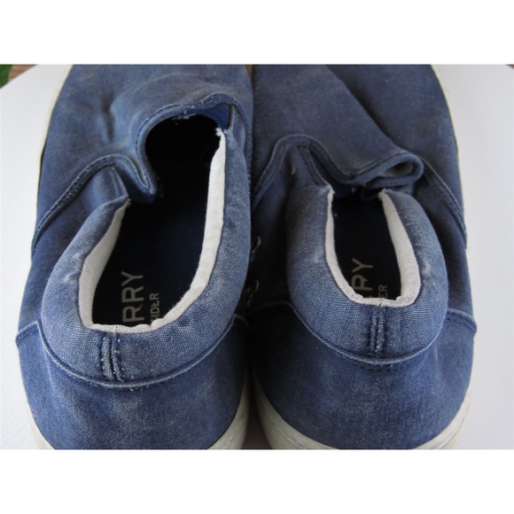Sperry Top-Sider Sz 10.5 Slip-On Blue Fabric Men Slip‎ On  Medium (D, M) main image 7